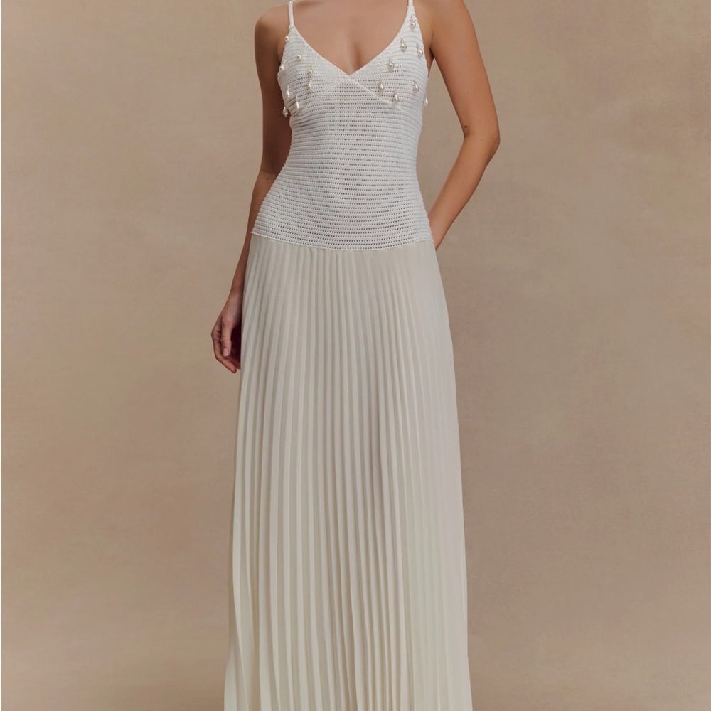 Meshki Catherine Pearl Maxi Dress
